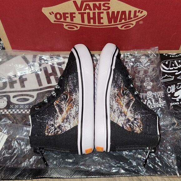 VANS Sk8-Hi Zip ProjectCAT Protect Tigers Discovery Rare ComfyCush Shoes Size 5 - Picture 4 of 11